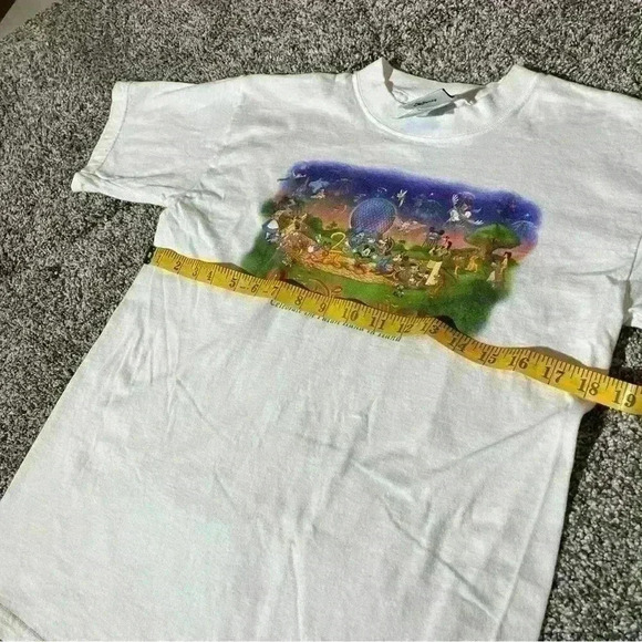 Vintage 2000s Disney World Kids Mickey & Friends T Shirt Sz 18-20 - Picture 7 of 8